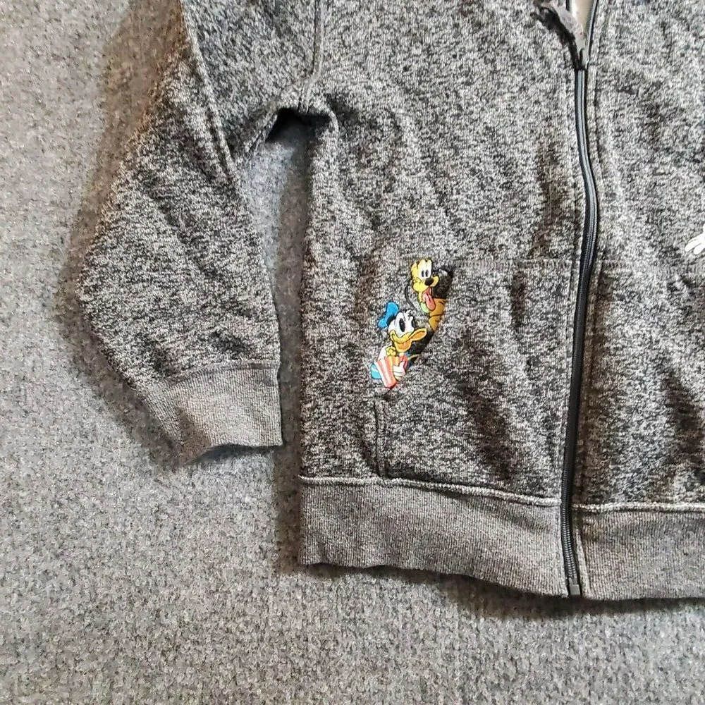 2019 Disney Parks Full Zip Hoodie Sweatshirt Embroidered Mickey Mouse Youth XL - Picture 10 of 16
